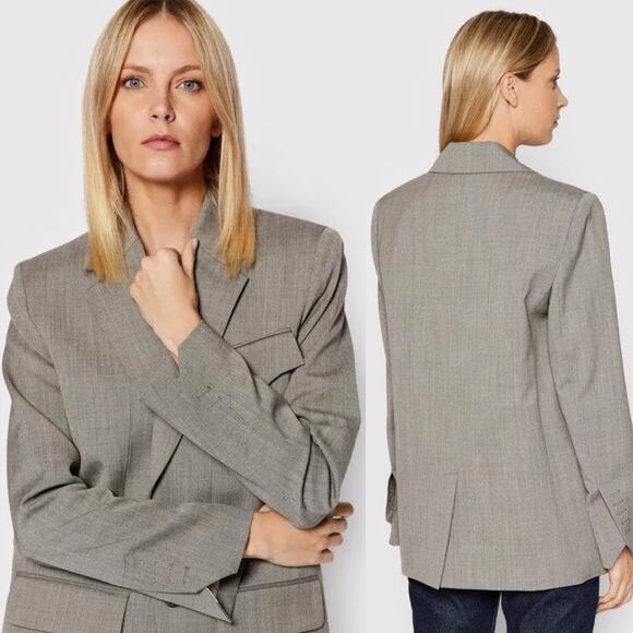 Zadig & Voltaire Défilé NWT Vivi Tailleur Chine Wool Menswear Blazer 38 Medium - Picture 7 of 10